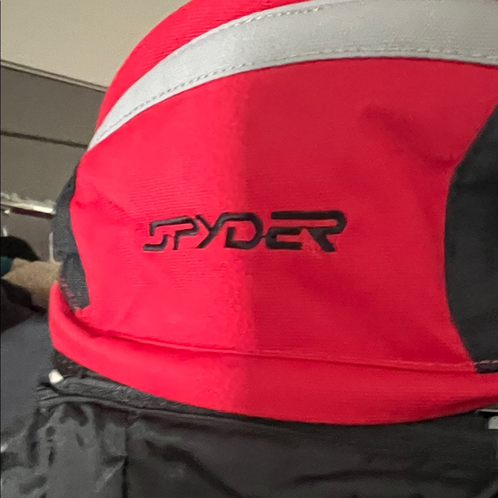 Spyder children’s Red and Black Ski Jacket/parka size 18 or women’s extra small - Picture 5 of 10